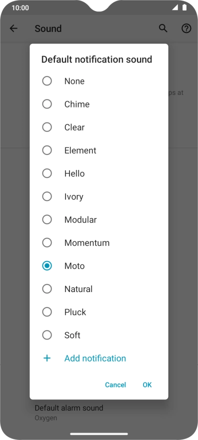 Press the required message tones to hear them.