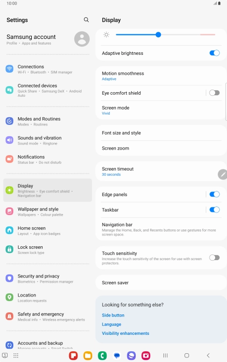 Press the Home key to return to the home screen. Press the Home key to return to the home screen.