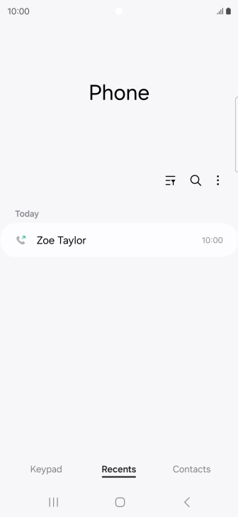 Press the required number.