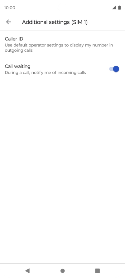 Press the indicator next to Press the indicator next to