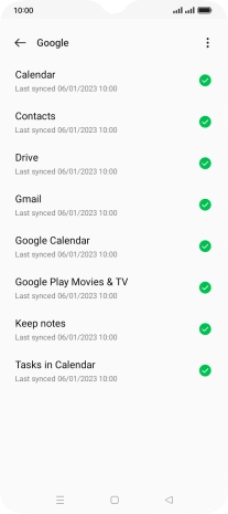 Press the Home key to return to the home screen. Press the Home key to return to the home screen.