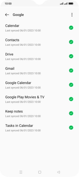 Press the Home key to return to the home screen. Press the Home key to return to the home screen.