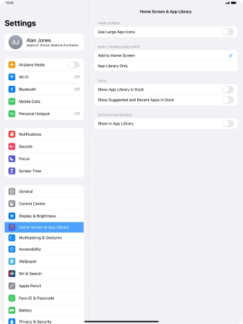 Press the indicator next to Press the indicator next to