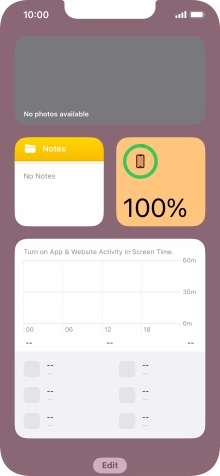 Slide your finger upwards on the screen. Slide your finger upwards on the screen.