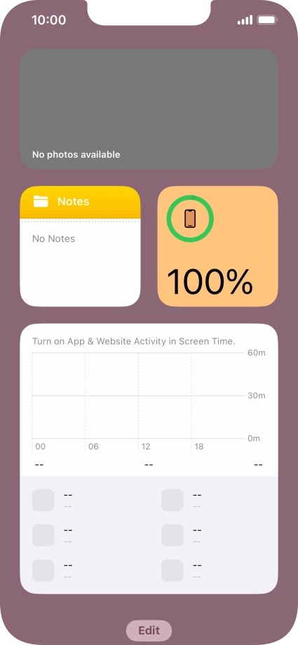 Slide your finger upwards on the screen. Slide your finger upwards on the screen.