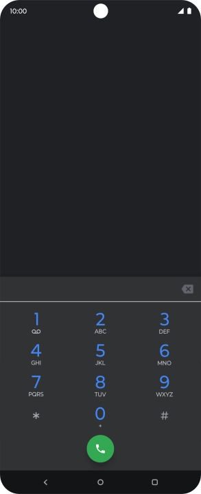 Press and hold number key 1 to call voicemail. Follow the instructions to listen to your messages.