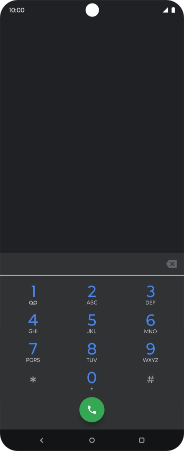 Press and hold number key 1 to call voicemail. Follow the instructions to listen to your messages.