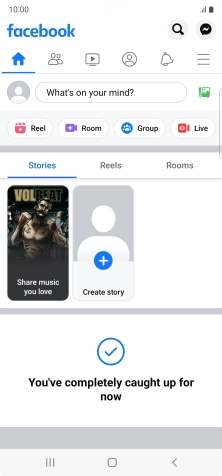 Press the text input field.