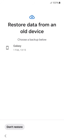 Press the required backup and your phone restores the content of the selected backup. Subsequently, follow the instructions on the screen to set up your phone and prepare it for use. Press the required backup and your phone restores the content of the selected backup. Subsequently, follow the instructions on the screen to set up your phone and prepare it for use.