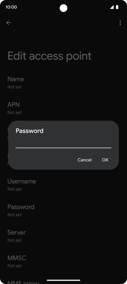 Key in wap and press OK.