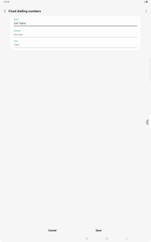 Press Number and key in the required phone number.