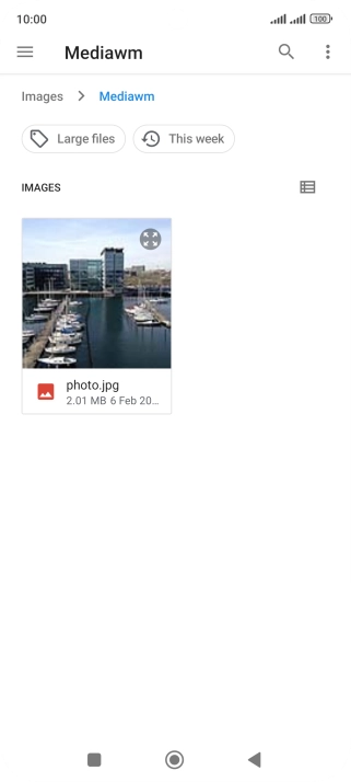 Press the required picture.