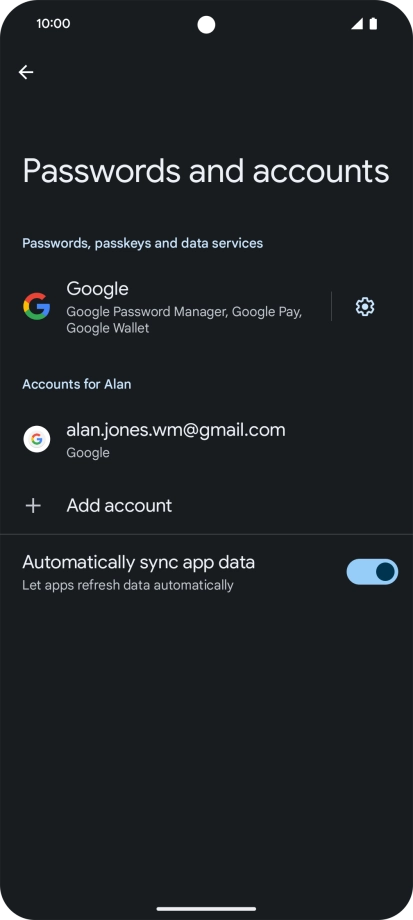 Slide your finger upwards starting from the bottom of the screen to return to the home screen.