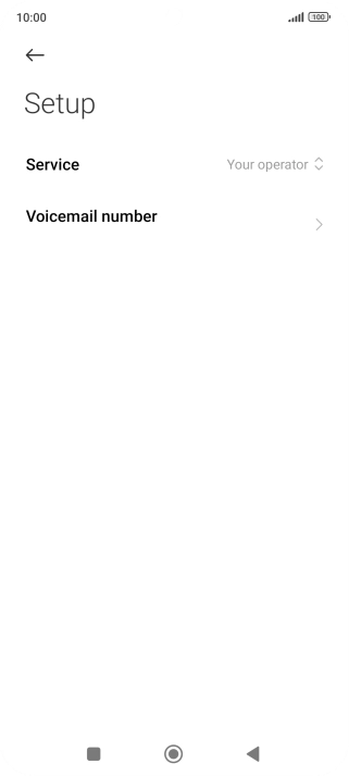 Press Voicemail number. Press Voicemail number.