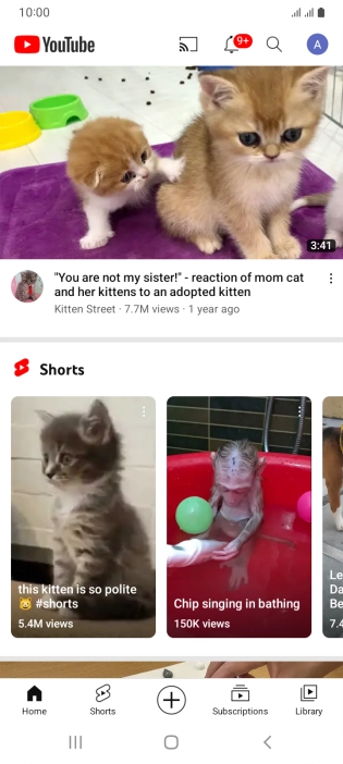 Press the upload icon.