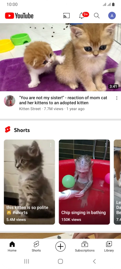 Press the upload icon.