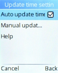 Press Disconnect to return to the home screen. Press Disconnect to return to the home screen.