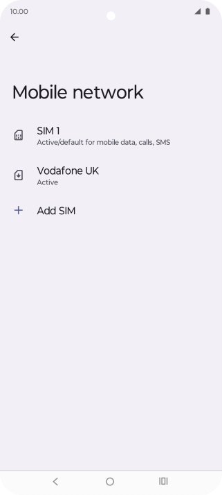 Press the required price plan. Press the required price plan.