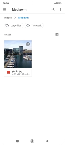 Press the required file.