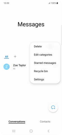 Press Settings. Press Settings.