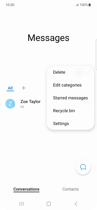 Press Settings. Press Settings.