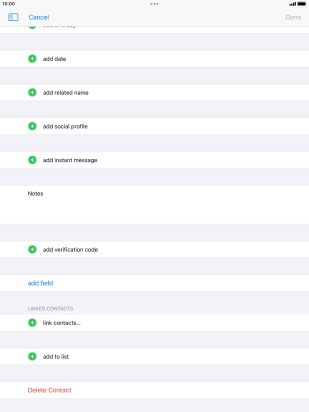 Press link contacts....