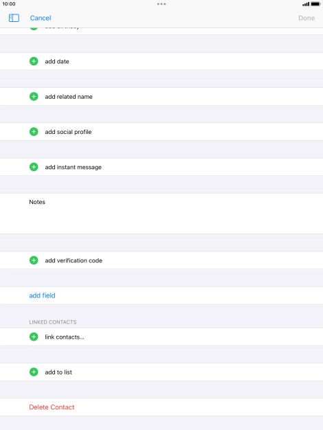Press link contacts....