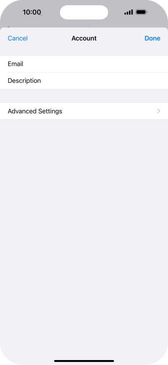 Press Advanced Settings.