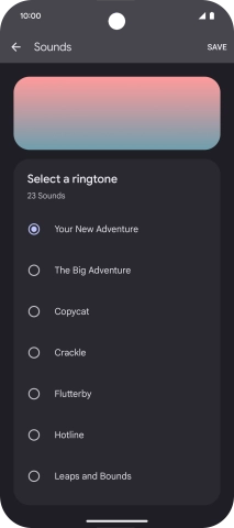 Press the required ring tones to hear them. Press the required ring tones to hear them.
