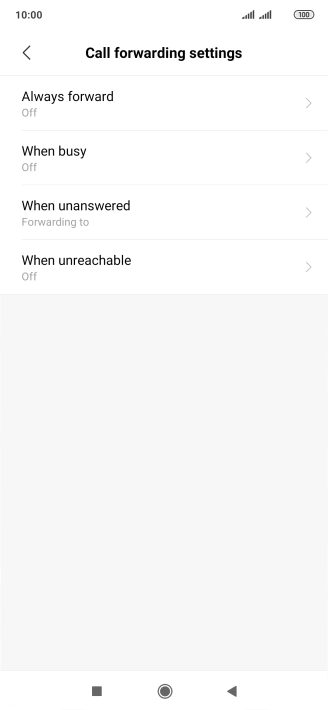 Press the Home key to return to the home screen.