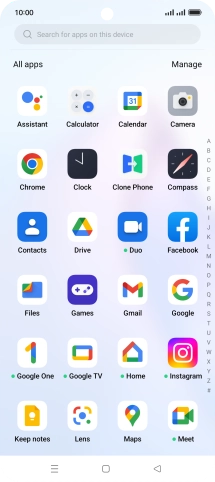 Press Gmail. Press Gmail.