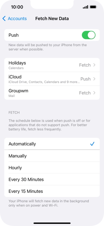 Press the indicator next to Press the indicator next to