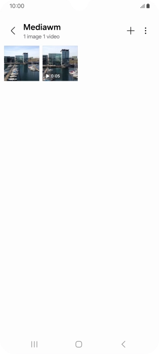 Press and hold any picture or video.