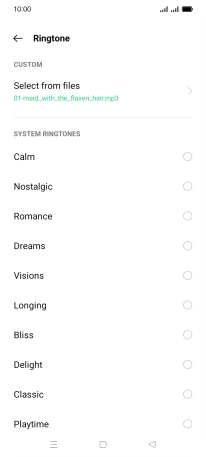 Press the Home key to return to the home screen.