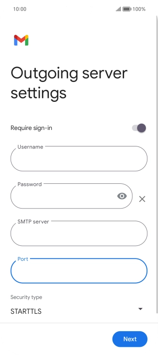 Press the drop down list below 