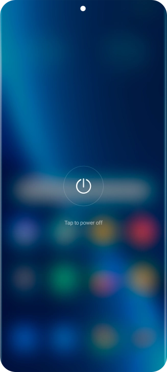 Press Tap to power off. Press Tap to power off.