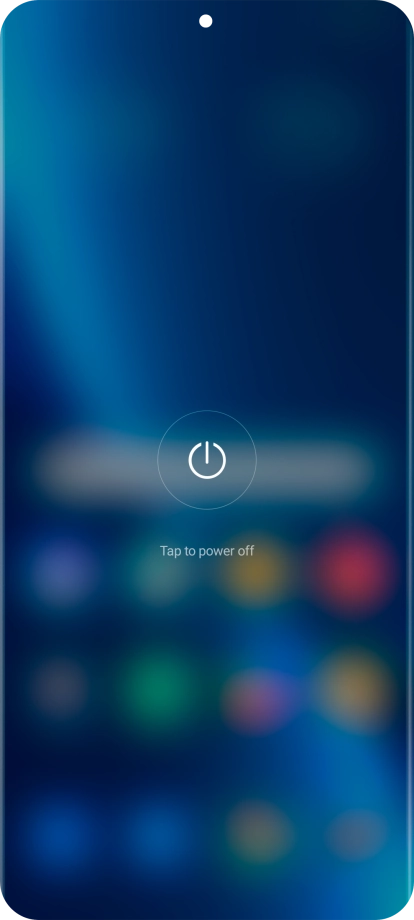 Press Tap to power off. Press Tap to power off.