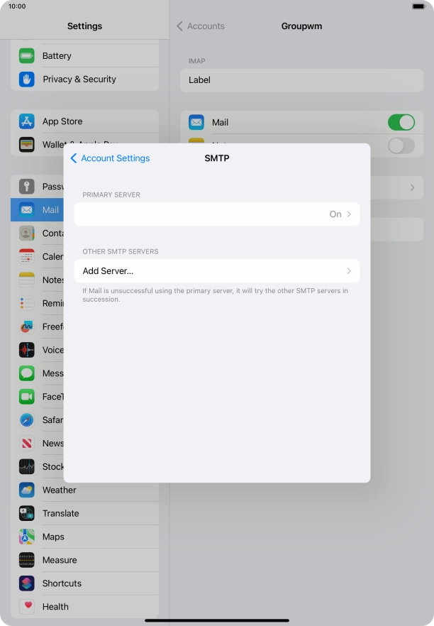 Press the field below Press the field below