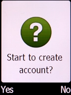 Press the Left selection key.