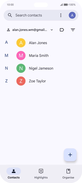 Slide your finger upwards starting from the bottom of the screen to return to the home screen.