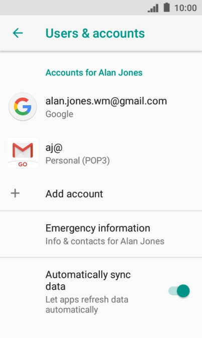 Press the Home key to return to the home screen.