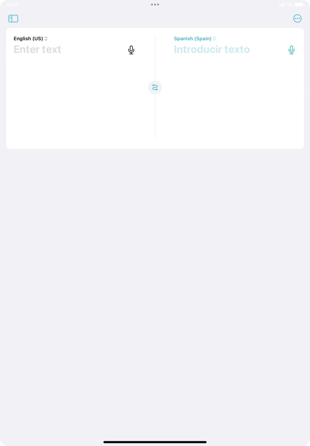Press the first drop down list.