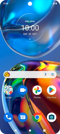 Slide two fingers downwards starting from the top of the screen. Slide two fingers downwards starting from the top of the screen.
