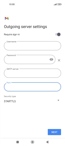 Press the drop down list below 