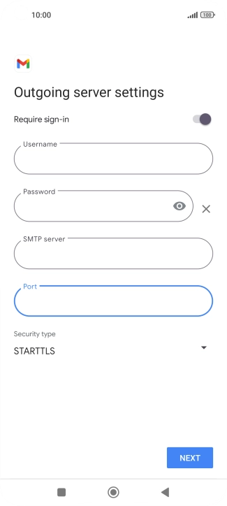 Press the drop down list below 