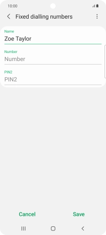 Press Number and key in the required phone number.