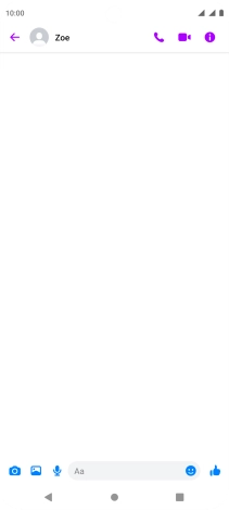 Press the text input field.