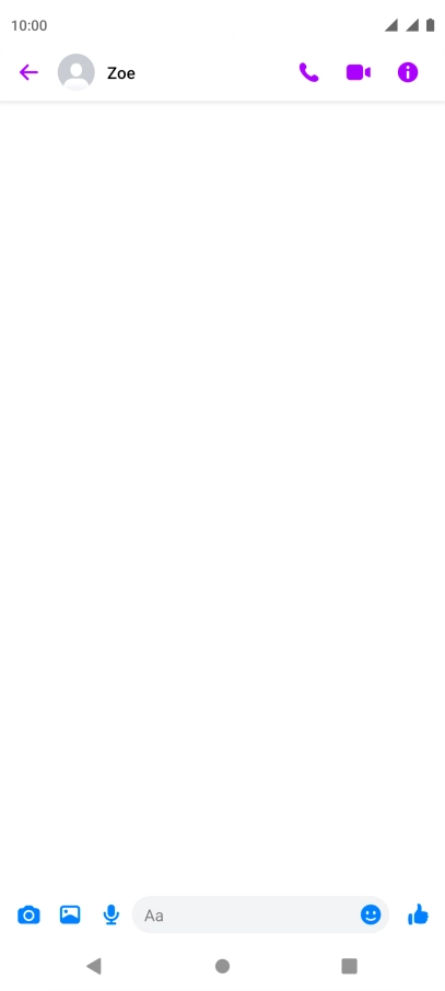 Press the text input field.