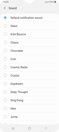 Press the required message tones to hear them.