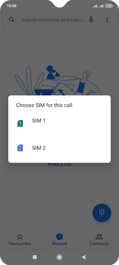 Press the required SIM and follow the instructions to listen to your messages. Press the required SIM and follow the instructions to listen to your messages.